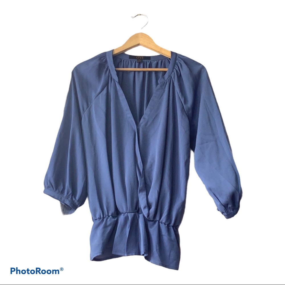 Ovi Periwinkle top NWOT
